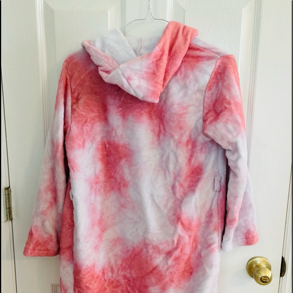 Pink tie-dye robe - Picture 2 of 2